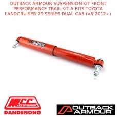OUTBACK ARMOUR SUSPENSION FRONT TRAIL KIT A FITS TOYOTA LC 79S DUAL CAB V8 12+